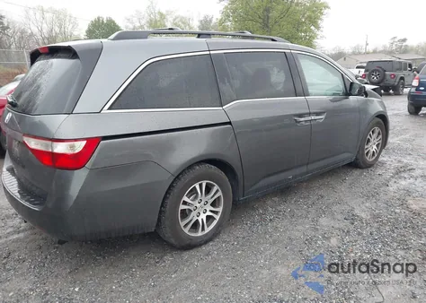 2012 Honda Odyssey Ex from USA, damaged, VIN 5FNRL5H49CB021714
